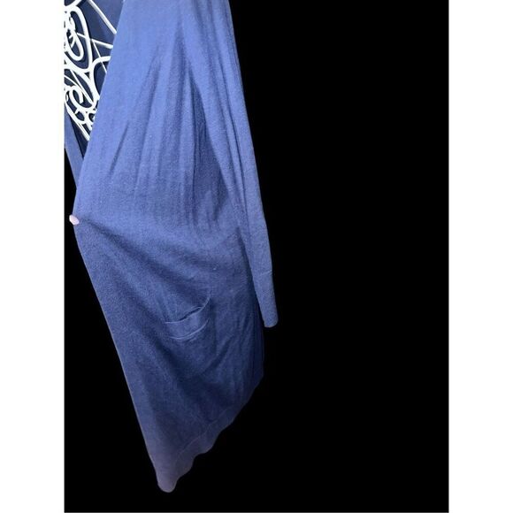 NEW WITH tags Halogen Blue Cashmere Blend Long Cardigan Sweater, Women's blue co - Picture 3 of 13
